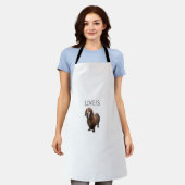 Tablier Dachshund Chemise Chien Maman Papa Hommes Femmes E (Porté)