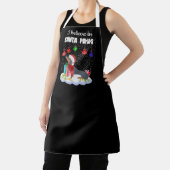 Tablier Dachshund Chien croire en Père Noël Paws Holiday   (Insitu)