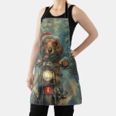 Tablier Dachshund Chien équitation moto Noël (Insitu)