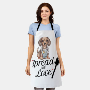 Tablier Dachshund Étaler L'Amour