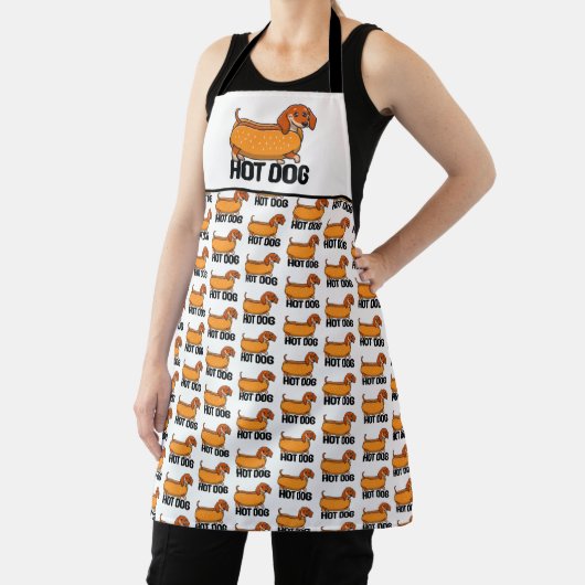 Tablier Dachshund Hot Dog Apron (Insitu)