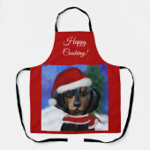 Tablier Dachshund ou teckel (Recto)