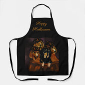 Tablier Dachshunds d'Halloween (Recto)