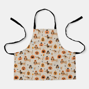 Tablier Dachshunds en Halloween Costumes Motif