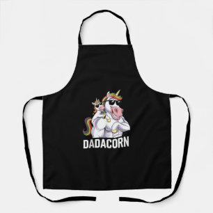 Tablier Dadacorn Unicorn Papa Fête des pères Funny Rainbow