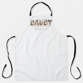 Tablier Daddy Chef Photo Collage Fête des pères (Recto)