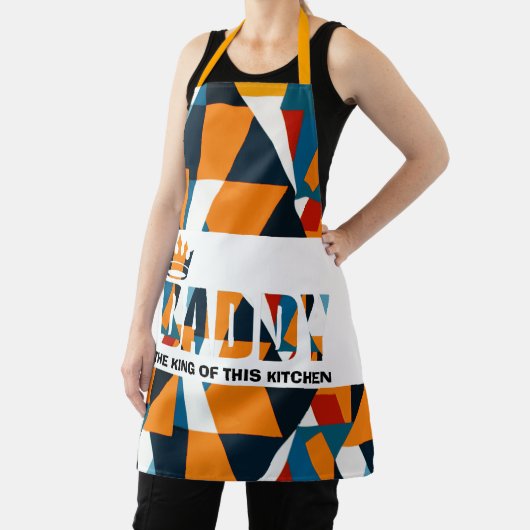 Tablier Daddy King Bauhaus Apron - Conception géométrique  (Insitu)