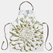 Tablier Dahlia flower apron (Recto)