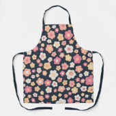 Tablier Daisies Floral Printemps Pâques Unique Pastel Bold (Recto)