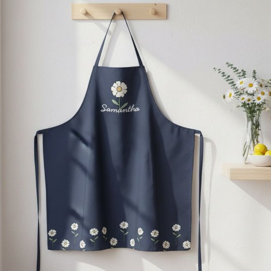 Tablier Daisy Baking Apron - Personalized Accessory 