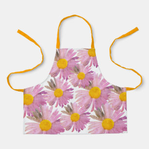 Tablier Daisy Delight Apron Cravate-Dye Inspiré Orange Ros