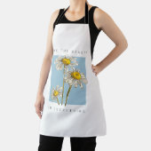 Tablier Daisy Flowers Beauté Slogan (Insitu)