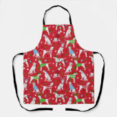 Tablier Dalmatie de Noël (Recto)