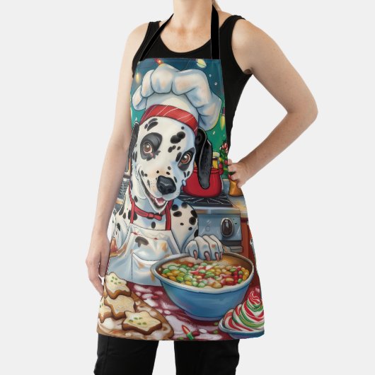 Tablier Dalmatie : Noël festif (Insitu)