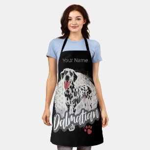 Tablier Dalmatien Avec Paw Vintage Chien Amateurs Design