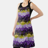 Tablier Damas de dragon non binaire - Indicateur de fierté (Insitu)