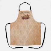 Tablier Damask, Citrouille de Thanksgiving | Orange (Recto)