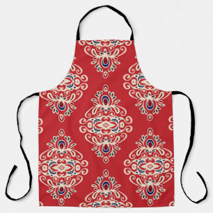 Tablier Damask fleuriste motif sans soudure