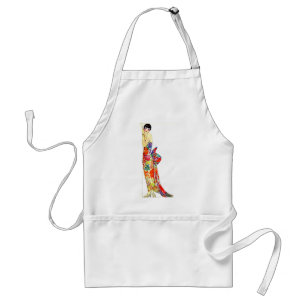 Tablier Dame Art déco en forme