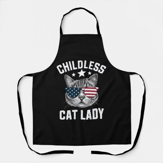 Tablier Dame au Chat sans Enfants 2024 (Recto)