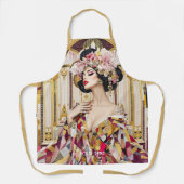 Tablier Dame Fantastique Mignonne Art Déco (Recto)