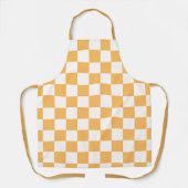 Tablier Damier visuel pêche classique  (Recto)