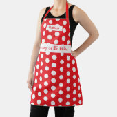 Tablier "Dancing in the Kitchen" - Red Polka Dot (Insitu)
