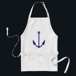 Tablier d'ancre de bateau de bleu marine<br><div class="desc">Tablier d'ancre de bateau de bleu marine. Idée nautique de cadeau pour les amis et la famille. Cuisine maritime de thème et tabliers de BBQ pour les hommes et des femmes. Perfectionnez pour faire cuire ou griller les fruits de mer à la maison ou le restaurant.</div>