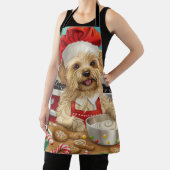 Tablier Dandie Dinmont Terrier Cuisine de Noël (Insitu)