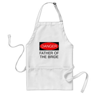 Tablier Danger - Père De La Mariée T-Shirt De Mariage Drôl