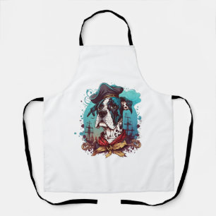 Tablier Danois Géant Chien Pirate