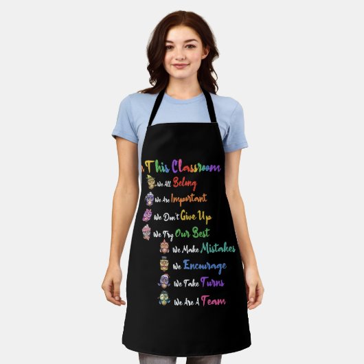 Tablier Dans Cette Classe, Nous Appartenons Tous Vraiment  (Porté)