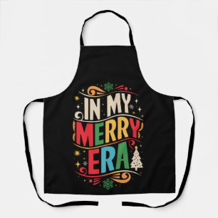 Tablier Dans mon joyeux Noël de l'ère des vacances de la f