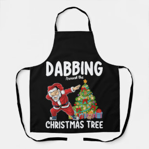 Tablier Danse autour du sapin de Noël Santa Fêtes