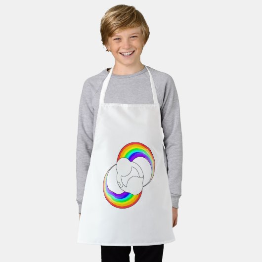 tablier _ danse _ blanc (Porté)