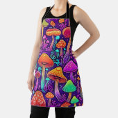 Tablier Danse de champignons néon fluides (Insitu)