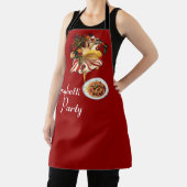 TABLIER DANSE DE FÊTE SPAGHETTI, CUISINE ITALIENNE, TOMATE (Insitu)