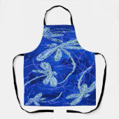 Tablier Danse de Libellule Indigo (Recto)