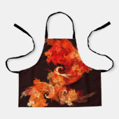 Tablier Danse Feux d'artifice Art Abstrait Apron (Recto)