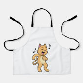 Tablier Danse Musique Cat (Recto)