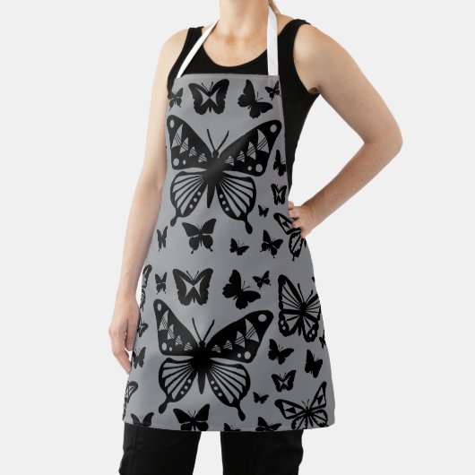 Tablier Danse papillon en noir (Insitu)