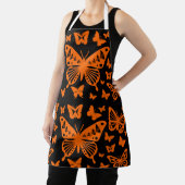 Tablier Danse papillon en orange (Insitu)