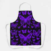 Tablier Danse papillon en violet (Recto)