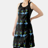 Tablier Danseurs Ballerina aquarelle art (Insitu)