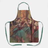 Tablier Danseurs, rose et vert par Edgar Degas (Recto)