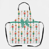 Tablier Danseuse de Casse-Noisette de Noël festive (Recto)