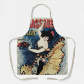 Tablier Danseuse Flamenco Art Nouveau Vintage, Ambassadeur (Recto)