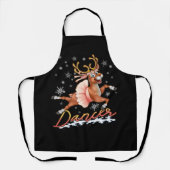 Tablier Danseuse Joyeux Noël Danser Rinder Xmas (Recto)