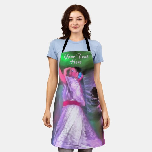 Tablier Danseuse mexicaine 0175 (Porté)