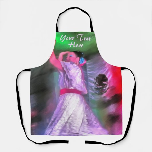 Tablier Danseuse mexicaine 0175 (Recto)